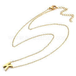 Ion Plating(IP) 304 Stainless Steel Pendant Necklaces&nbsp;NJEW-R050-01G-11