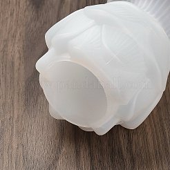 DIY 蓮の燭台シリコン型  キャンドル作り用  ホワイト  8.2x10.6cm&nbsp;DIY-G113-11B