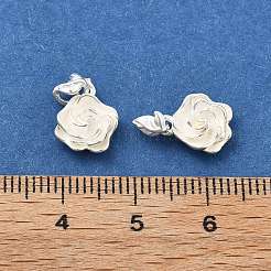 925 Sterling Silver Flower Charms&nbsp;STER-D302-08B-S