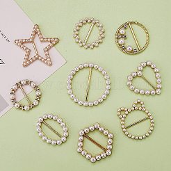 9Pcs 9 Style Alloy Buckles&nbsp;DIY-SZ0008-39