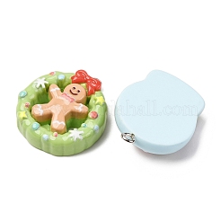 Christmas Opaque Resin Pendants&nbsp;RESI-I348-01A
