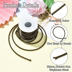 5M Nylon Coated 304 Stainless Steel Braided Wires&nbsp;TWIR-CJ0001-02B