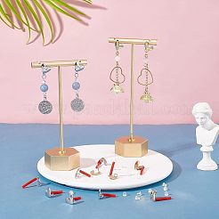 24Pcs Iron Stud Earring Findings&nbsp;FIND-UN0001-20
