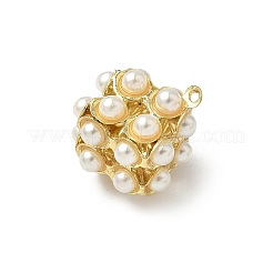 ABS Imitation Pearl Pendants&nbsp;KK-K293-43A-02