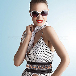 Polyester Leopard Printed Ribbons&nbsp;DIY-WH0632-86
