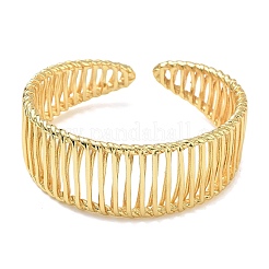 Hollow Brass Cuff Bangles for Women&nbsp;BJEW-C157-03G