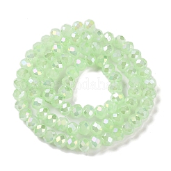 Baking Electroplate Glass Beads Strands&nbsp;DGLA-A039-J8mm-B10