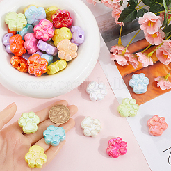 50Pcs UV Plating Acrylic Beads&nbsp;OACR-SP0001-03