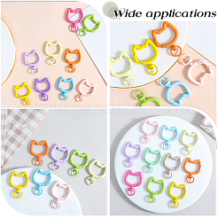 15Pcs 15 Colors Zinc Alloy Swivel Clasps&nbsp;FIND-SP0005-52