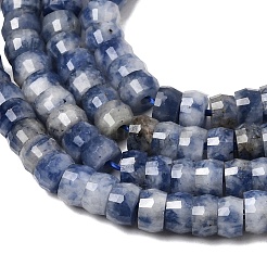 Natural Blue Spot Jasper Heishi Beads Strands&nbsp;G-A299-A14-01