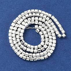 Electroplated Synthetic Non-Magnetic Hematite Beads Strands&nbsp;G-U003-18A-02