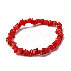10Pcs 10 Colors Dyed Natural Freshwater Shell Beaded Stretch Bracelets for Men Women&nbsp;BJEW-JB12478