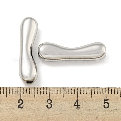 真鍮ビーズ  カドミウムフリー＆ニッケルフリー＆鉛フリー  コラム  プラチナ  24.5x7x6mm  穴：2.5mm&nbsp;LS-KK-Q820-31P