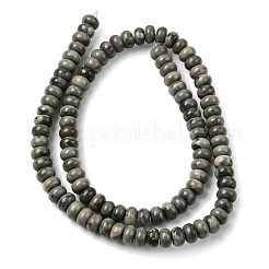 Natural Green Wood Lace Stone Wooden Jasper Beads Strands&nbsp;G-A280-A29-01