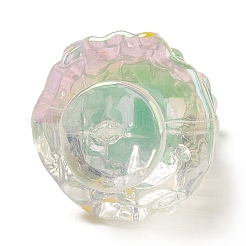 透明アクリルエナメルペンダント  クリスマスツリー  グリーン  36x22x22.5mm  穴：3mm&nbsp;ACRC-D002-01D