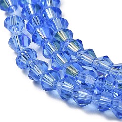 Transparent Electroplate Glass Beads Strands&nbsp;LS-GLAA-F029-2mm-D07