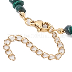Natural Mixed Gemstone Chip & Glass Beaded Anklets&nbsp;AJEW-AN00682