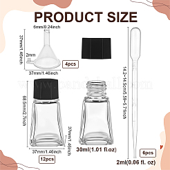 Glass Fountain Pen Ink Bottle&nbsp;AJEW-BC0010-69A