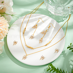 真鍮マイクロパヴェクリアキュービックジルコニアチャーム  蝶結び  18KGP本金メッキ  13x9x3mm  穴：1mm&nbsp;FIND-BC0013-57B