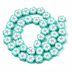 Handmade Polymer Clay Beads Strands&nbsp;CLAY-S096-042A