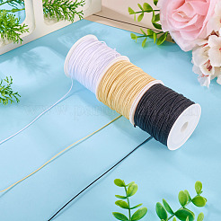 3 Rolls 3 Colors Nylon Braided Cord&nbsp;NWIR-CW0001-05