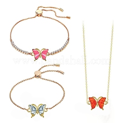 50Pcs 10 Colors Alloy Enamel Connector Charms&nbsp;ENAM-CJ0005-77