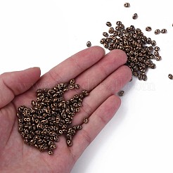 Colours Luster Czech Glass Seed Beads&nbsp;SEED-N004-005-E02