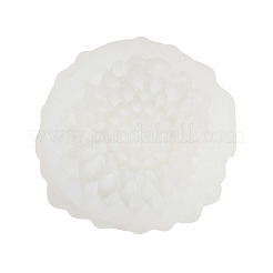 Diyのシリコーンキャンドル型  レジン型  花  ホワイト  90x95x34mm&nbsp;SIMO-C021-03B