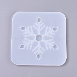 Christmas Snowflake Cup Mat Silicone Molds&nbsp;X-DIY-K017-13