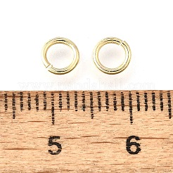 Brass Open Jump Rings&nbsp;KK-V007-004G-08