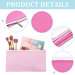 5Pcs 5 Colors Cloth Zipper Jewelry Bag Gift Pouches&nbsp;ABAG-WH0077-11B
