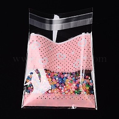 レクタングルセロハンのOPP袋  パールピンク  14x9.9cm  一方的な厚さ：0.035mm  インナー対策：11x9.9のCM  約95~100個/袋&nbsp;OPC-L001-19