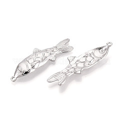 304 Stainless Steel Fish Pendants&nbsp;STAS-T069-15P