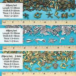 168Pcs Tibetan Style Alloy Pendants&nbsp;FIND-PH0059-66