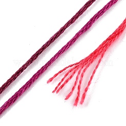 6層ポリエステル刺繍フロス  クロスステッチの糸  秋色シリーズ  ミックスカラー  0.5~1mm  約8.75ヤード（8m）/バンドル  12束/セット&nbsp;OCOR-FZ0001-01R