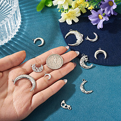 20Pcs 2Bags 304 Stainless Steel Pendants&nbsp;STAS-TA0006-14