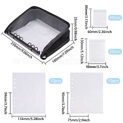 Transparent PVC Jewelry Organizer Storage Zipper Books&nbsp;ABAG-WH0063-114