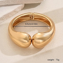 Elegant Teardrop Alloy Cuff Bangles&nbsp;WW3378-1