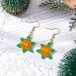 Natural Malaysia Jade Dangle Earrings&nbsp;EJEW-MZ00258-02