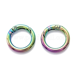 亜鉛合金リングスプリングゲートリング  Oリング  虹色  24.5x4mm  内径：17mm&nbsp;PALLOY-M194-01A-MC