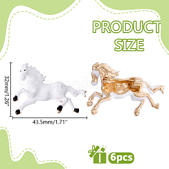 Horse Enamel Pins&nbsp;JEWB-WH0051-062G