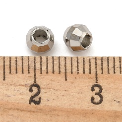 Rack Plated Round Brass Beads&nbsp;FIND-M036-01C-P
