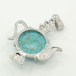 Synthetic Turquoise Pendants&nbsp;G-J056-04