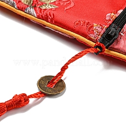 Chinese Style Floral Cloth Jewelry Storage Zipper Pouches&nbsp;LS-AJEW-D063-01B