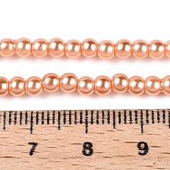 Baking Paint Glass Pearl Bead Strands&nbsp;X-HY-Q003-3mm-33