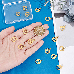 16Pcs 304 Stainless Steel Pendants&nbsp;STAS-UN0059-88