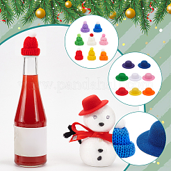 32Pcs 16 Styles Mini Knitting Wool Yarn Hats&nbsp;AJEW-NB0006-28