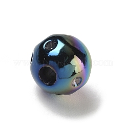 UV Plating Opaque Acrylic European Bead Rhinestone Settings&nbsp;AC-CBA6658-06G