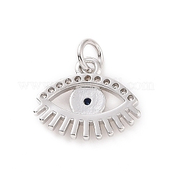 Brass Micro Pave Cubic Zirconia Charms&nbsp;KK-C012-25P