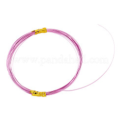 5mアルミワイヤー  フラット  DIYクラフト用  フラミンゴ  1x0.3mm  約16.40フィート（5m）/ロール&nbsp;AW-TADJ0001-01K